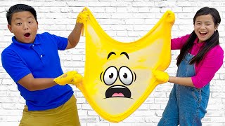 Alex and Jannie Fun Slime Activities for Kids Learning to Share and Create Together [upl. by Haroppiz]