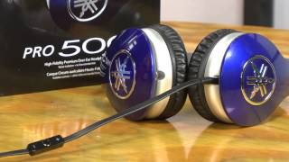 Yamaha Pro 500 Headphones Video Review [upl. by Leahcimdivad]