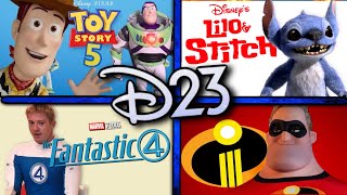 All D23 Announcements Full Breakdown Trailers amp First Looks [upl. by Morehouse694]