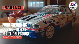 Colección Oficial WRC  Ford Sierra RS Cosworth 4x4 de DelecourGrataloup Montecarlo 1992  Salvat [upl. by Crofoot587]