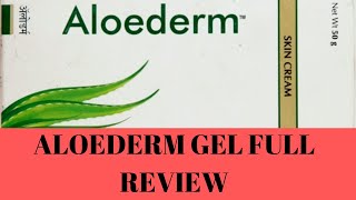 ALOEDERM CREAM FULL REVIEW BEST CREAM FOR DRY SKIN [upl. by Kaspar]