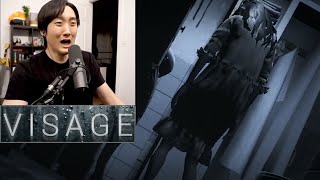 THE WORST JUMPSCARE GAME  SAVIX PLAYS VISAGE Lucys Chapter [upl. by Anaek]