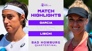 Caroline Garcia vs Sabine Lisicki  2022 Bad Homburg Quarterfinal  WTA Match Highlights [upl. by Noach]