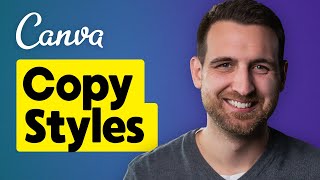 How to Copy Styles in Canva [upl. by Nodle488]