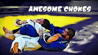 Judo NeWaza compilation Choking techniques [upl. by Neurath918]