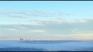 Timelapse clouds over Seattle set to recorder music [upl. by Asin]