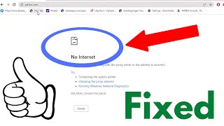 Fixed  No internet Error in Chrome  Connection Error in Chrome [upl. by Sanoj775]