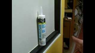 Caulking Tips  Siliconized Caulk [upl. by Eglanteen]