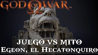 God of War  Juego VS Mito  Egeón el Hecatónquiro [upl. by Carolus]