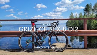 Canyon Grizl CF SLX 8 Di2 test Tahko MTBroute [upl. by Koh]