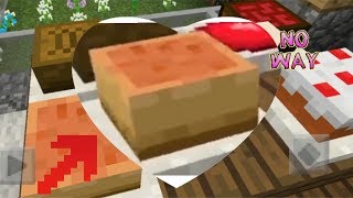 Placeable Food Add On Minecraft PE Mod Showcase MCPE [upl. by Ramilahs]