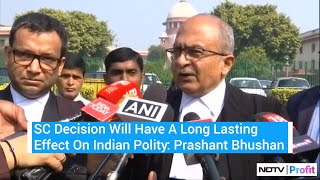 Prashant Bhushan On Electoral Bonds SC Decision Will Have Long Lasting Effect  SC Electoral Bonds [upl. by Leira]