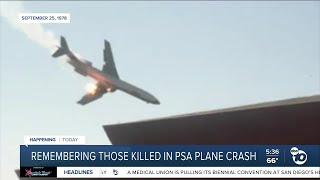 Permanent memorial to be unveiled in North Park to honor PSA Flight 182 crash victims [upl. by Cacilia]