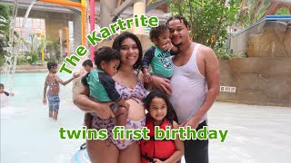 THE KARTRITE INDOOR RESORT  how we celebrated the twins birthday 111421  Tiffany Cee [upl. by Herv]