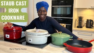 Getting My First Cast Iron Cookware  Staub Shopping amp Unboxing [upl. by Eta696]