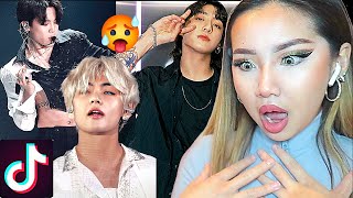 CANT GET ENOUGH OF BTS TIKTOK COMPILATIONS 🥵 REACTIONREVIEW [upl. by Bern]