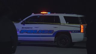 Mesquite Texas police shooting Chase suspect shot by cop [upl. by Alleirbag]