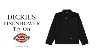 Dickies Eisenhower Jacket Black Unlined  Review amp Try On [upl. by Ernesto428]