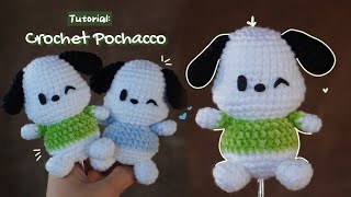 How to Crochet Pochacco  Easy and Cute  Amigurumi tutorial [upl. by Anitrak568]