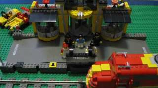 Lego Train Station [upl. by Aramois991]