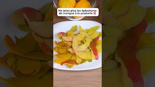 Ne jetez plus les épluchures de mangue❌ cooking recette delicious mango découverte pourtoi [upl. by Bronwyn941]