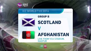 ICC WT20 Scotland vs Afghanistan Highlights [upl. by Lrigybab]