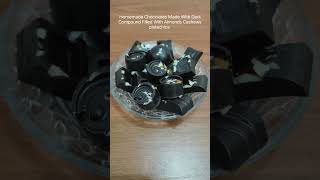 Homemade Chocolates Filled With Dry Fruits  Made from Dark Compound [upl. by Nodnil521]