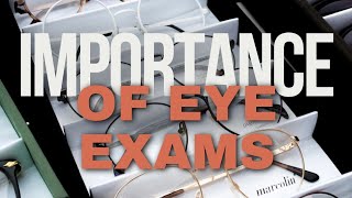 IMPORTANCE OF REGULAR EYE EXAMS  eyewearfashion [upl. by Jeremie]