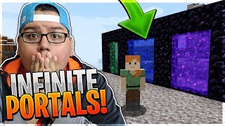 HOW TO PLAY THE INFINITE DIMENSIONS SNAPSHOT IN MINECRAFT Minecraft Crazy April Fool Update [upl. by Nnylkoorb210]