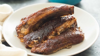 Slow Cooker BBQ Ribs Recipe [upl. by Reklaw]