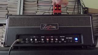 Kustom KG100HFX with KG412 and Exar Super Fuzz SF 02 [upl. by Turrell]