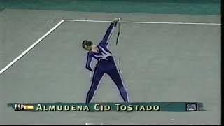 Almudena Cid ribbon  1996 Summer Olympics [upl. by Akenom622]