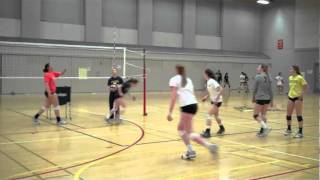 Volleyball Defense Drill  Stop and Freeze [upl. by Hardi]