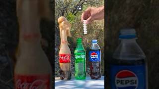 Mentos vs CocaCola shorts experiment mentos cola [upl. by Goodspeed]