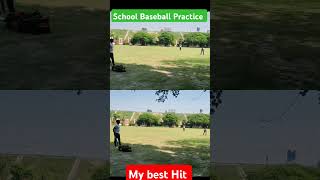 Baseball Practice in School  School Sports Activity  Physical education teacher  Sports Teacher [upl. by Yehudi]