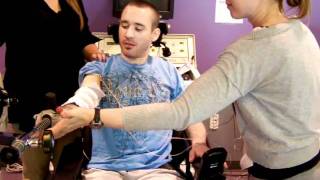 Quadriplegic using BioDex machine  2 [upl. by Guinna]