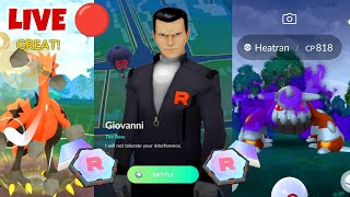 Lets Find Giovanni In Pokémon Go 🔴 LIVE [upl. by Armallas486]