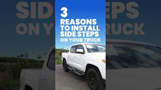 3 Reasons to install side steps on your truck  offroad runningboards trucklife [upl. by Eenaffit610]