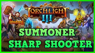 Torchlight 3 Sharpshooter Summoner Guide [upl. by Zina]