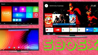 Android TV OS amp Pure Android OS On T95X Amlogic S905X  Nexus 10  MiBox3 [upl. by Vanthe168]