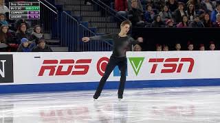 2018 Skate Canada Roman SADOVSKY FS [upl. by Bethina817]