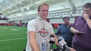 Wisconsin Football Braedyn Locke talks about the importance of Badgers vs Gophers bowl eligibility [upl. by Howard]