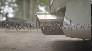 The dual exhaust pipe of a powerful car emitting smoke Footage Exhaust fumes and pollution Close [upl. by Zabrina]