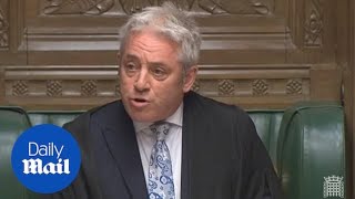 Bercow blasts ‘deeply discourteous’ May for delaying Brexit vote [upl. by Poul132]