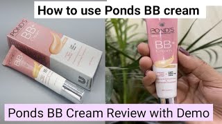 Ponds BB Cream Review  How to apply ponds BB Cream  Ponds BB Cream [upl. by Siuqram837]