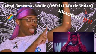 Saucy Santana  Walk Official Music Video  REACTION [upl. by Anrev]