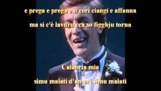 MINO REITANO CALABRIA MIA YouTube [upl. by Sldney]