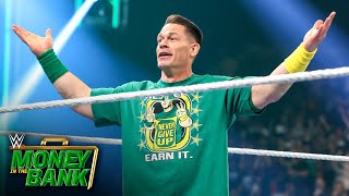 Cena makes shocking WWE Money in the Bank return WWE Money in the Bank 2021 WWE Network Exclusive [upl. by Cord591]