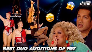 AMAZING DUO PERFORMANCES OF FRANCES GOT TALENT  SEASON 18 [upl. by Niveg]