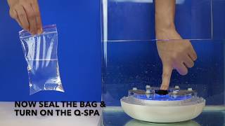 Qlife QSpa Portable Rechargeable Hydrogen Rich Water Bath [upl. by Amand667]